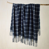 NNEDSZ Maldon Faux Mohair Large Throw Rug 150 x 220 cm Indigo