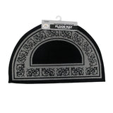 NNEDSZ Newton Half Moon Floor Mat 50 x 80cm Black