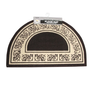NNEDSZ Newton Half Moon Floor Mat 50 x 80cm Coffee