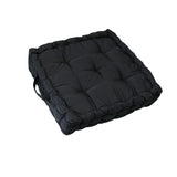 NNEDSZ 1 Pc Floor Box Cushion Pad 40 x 40+ 8 cm Black