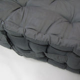 NNEDSZ 1 Pc Floor Box Cushion Pad 40 x 40+ 8 cm Black