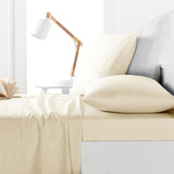 NNEDSZ Belmondo 225TC Sheet Set CREAM - King