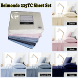 NNEDSZ Belmondo 225TC Sheet Set CREAM - King