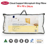 NNEDSZ Easyrest Cloud Support Microplush King Pillow 50 x 90 x 24 cm
