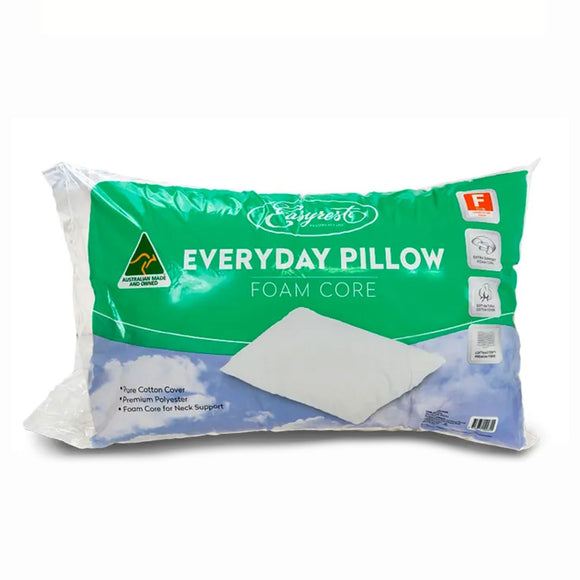 NNEDSZ Easyrest Everyday Foam Cored Queen Sized Pillow