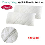 NNEDSZ Easyrest Pair of King Quilted Pillow Protectors 52 x 92 cm