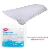 NNEDSZ Easyrest Bamboo Cotton Jersey Waterproof Body Pillow Protector