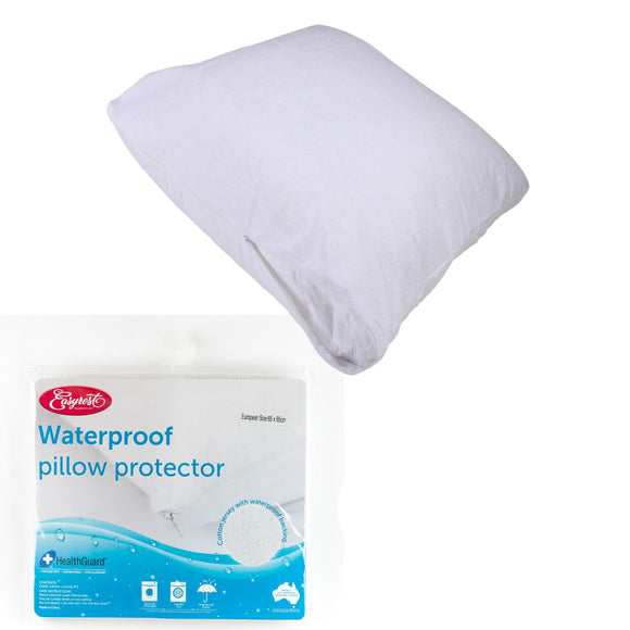 NNEDSZ Easyrest Bamboo Cotton Jersey Waterproof European Pillow Protector