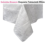 NNEDSZ Salonika Blossom Tablecloth White 160 x 220 cm