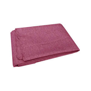 NNEDSZ Waylon Permanent Press Polyester Tablecloth 135 x 180cm Cherry