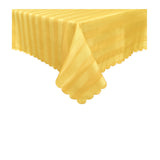 NNEDSZ Table Cloth Wide Stripes Yellow 135 x 180 cm
