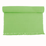 NNEDSZ Set of 2 - Cotton Ribbed Table Placemats Apple Green