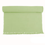 NNEDSZ Set of 2 - Cotton Ribbed Placemats - REED GREEN
