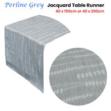 NNEDSZ Grey Table Runner 40 x 200 cm