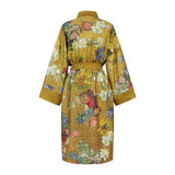 NNEDSZ Bedding House Van Gogh Partout des Fleurs Gold Kimono Bath Robe Small/Medium