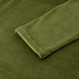 NNEDSZ Moss Green Super Soft Hooded Blanket Extra Large