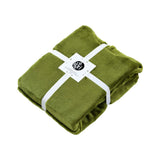 NNEDSZ Moss Green Super Soft Hooded Blanket Small/Medium