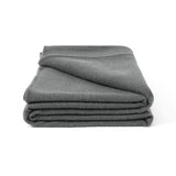 NNEDSZ Laconia 400GSM Premium Pure Wool Blanket Grey King
