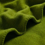 NNEDSZ Laconia 400GSM Premium Pure Wool Blanket Moss Green Super King