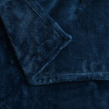 NNEDSZ Super Soft Blanket Single Size 160 x 240 cm Ink Blue