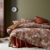 NNEDSZ Accessorize 3 Pcs Rainbow Garden Autumn Washed Cotton Comforter Set King