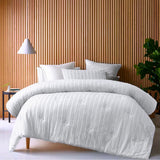 NNEDSZ Vintage Design Homewares Reflections White 3 Piece Comforter Set Queen