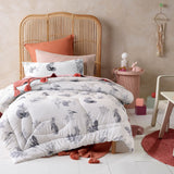 NNEDSZ Happy Kids Woodland White 2 Piece Comforter Set Single