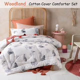NNEDSZ Happy Kids Woodland White 2 Piece Comforter Set Single