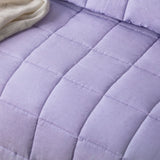 NNEDSZ Vintage Design Homewares Lilac French Linen Coverlet Set King