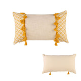 NNEDSZ Eleni Ochre Rectangular Filled Cushion 30cm x 50cm