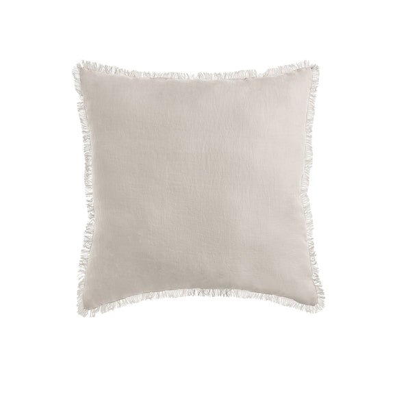NNEDSZ Vintage Design Homewares Natural French Linen Filled Cushion Square - 55cm x 55cm