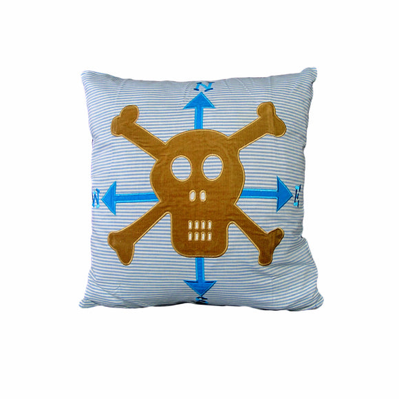 NNEDSZ Happy Kids Pirate 43x43 cm Square Filled Cushion