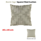 NNEDSZ Roseto Sage Square Filled Cushion 45cm x 45cm