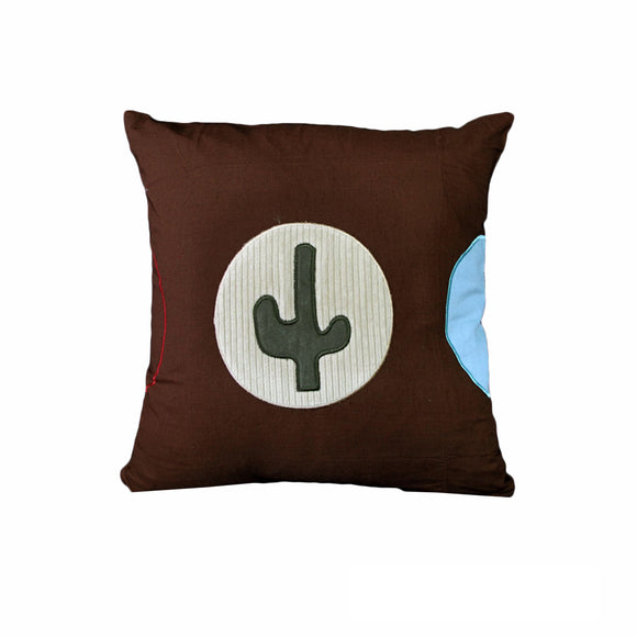 NNEDSZ Happy Kids Wildwest 43x43 cm Square Cushion