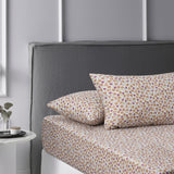 NNEDSZ Lisa Green Washed Cotton Printed Fitted Sheet Set Queen
