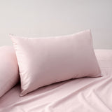 NNEDSZ Blush 400TC Bamboo Cotton Pair of Standard Pillowcases 48 x 73 + 15cm