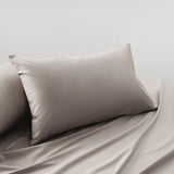NNEDSZ Stone 400TC Bamboo Cotton Pair of Standard Pillowcases 48 x 73 + 15cm