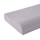 NNEDSZ Silver Cotton Rich Contour Pillowcase 40x60x12cm