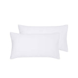NNEDSZ Pair of White Hotel Deluxe Cotton King Pillowcases 50cm x 90cm