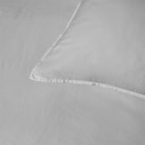 NNEDSZ Grey 400TC Grey Bamboo Cotton Double Stitched Quilt Cover Set Double