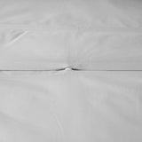 NNEDSZ Grey 400TC Grey Bamboo Cotton Double Stitched Quilt Cover Set King