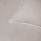 NNEDSZ Stone 400TC Stone Bamboo Cotton Double Stitched Quilt Cover Set Single