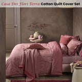 NNEDSZ PIP Studio Casa Dei Fiori Terra Cotton Quilt Cover Set Queen