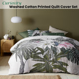 NNEDSZ Curiosity Washed Cotton Printed Quilt Cover Set King