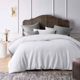 NNEDSZ Dotty Clip White Quilt Cover Set King