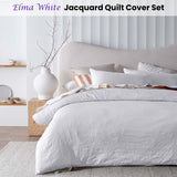 NNEDSZ Elma White Quilt Cover Set King