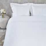 NNEDSZ Riviera Maison Elowen White Cotton Quilt Cover Set Queen