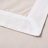 NNEDSZ White/Natural Tailored Hotel Deluxe Cotton Quilt Cover Set Super King
