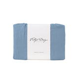 NNEDSZ Vintage Design Homewares Denim Blue French Linen Quilt Cover Set King