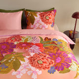NNEDSZ Oilily Livia Multi Cotton Floral Quilt Cover Set Queen